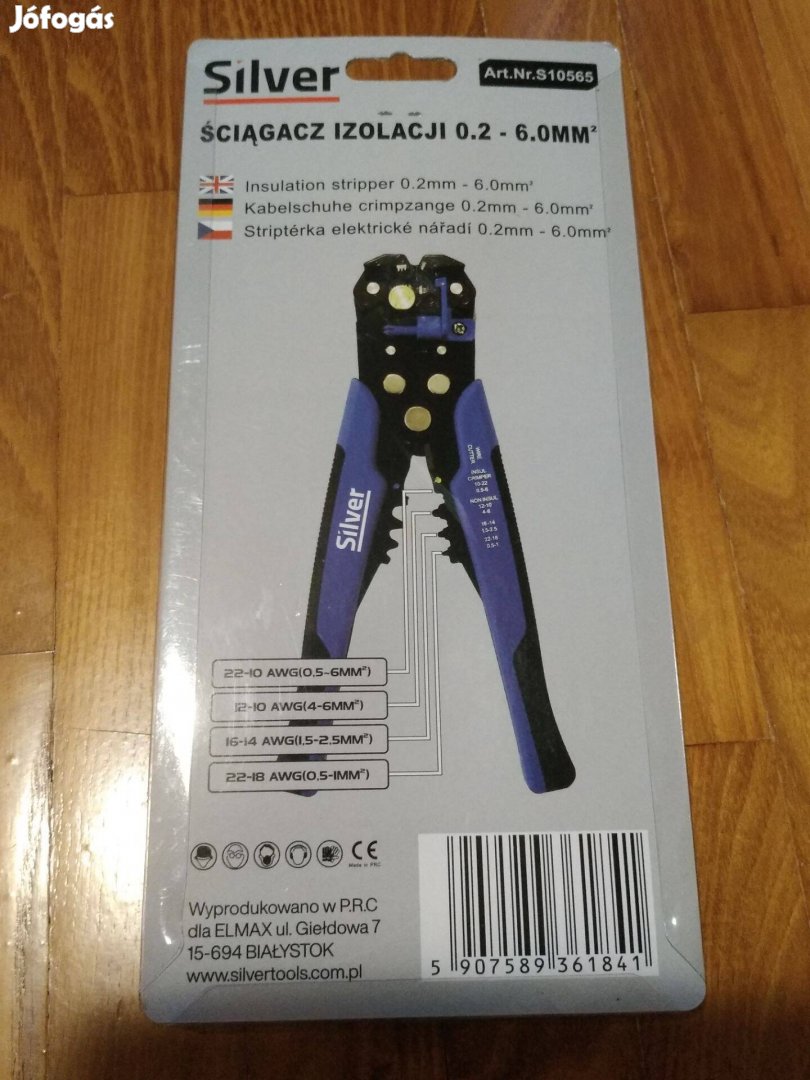 Silver blankoló fogó saruzó fogó krimpelő fogó vágó, új,