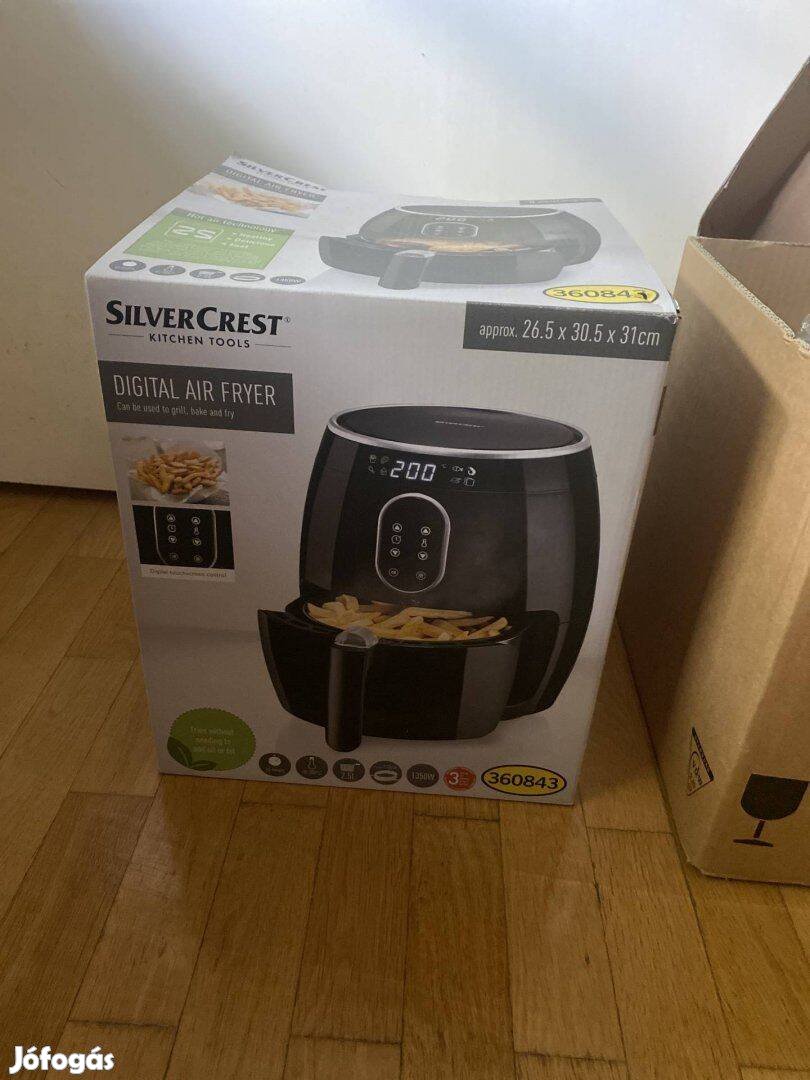 Silvercrest (Lidl) forrólevegős sütő Air Fryer