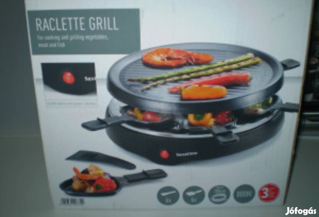 Silvercrest elektromos, 6 személyes raclette grill