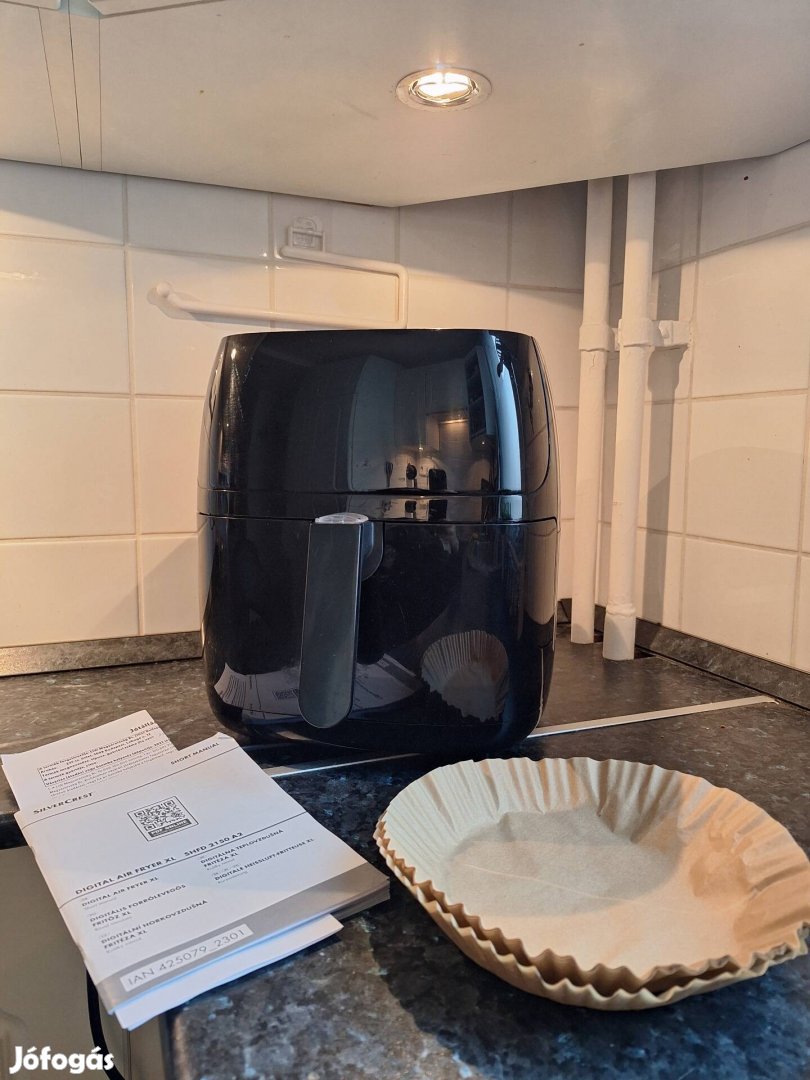 Silvercrest forrólevegős sütő, air fryer Shfd 2150