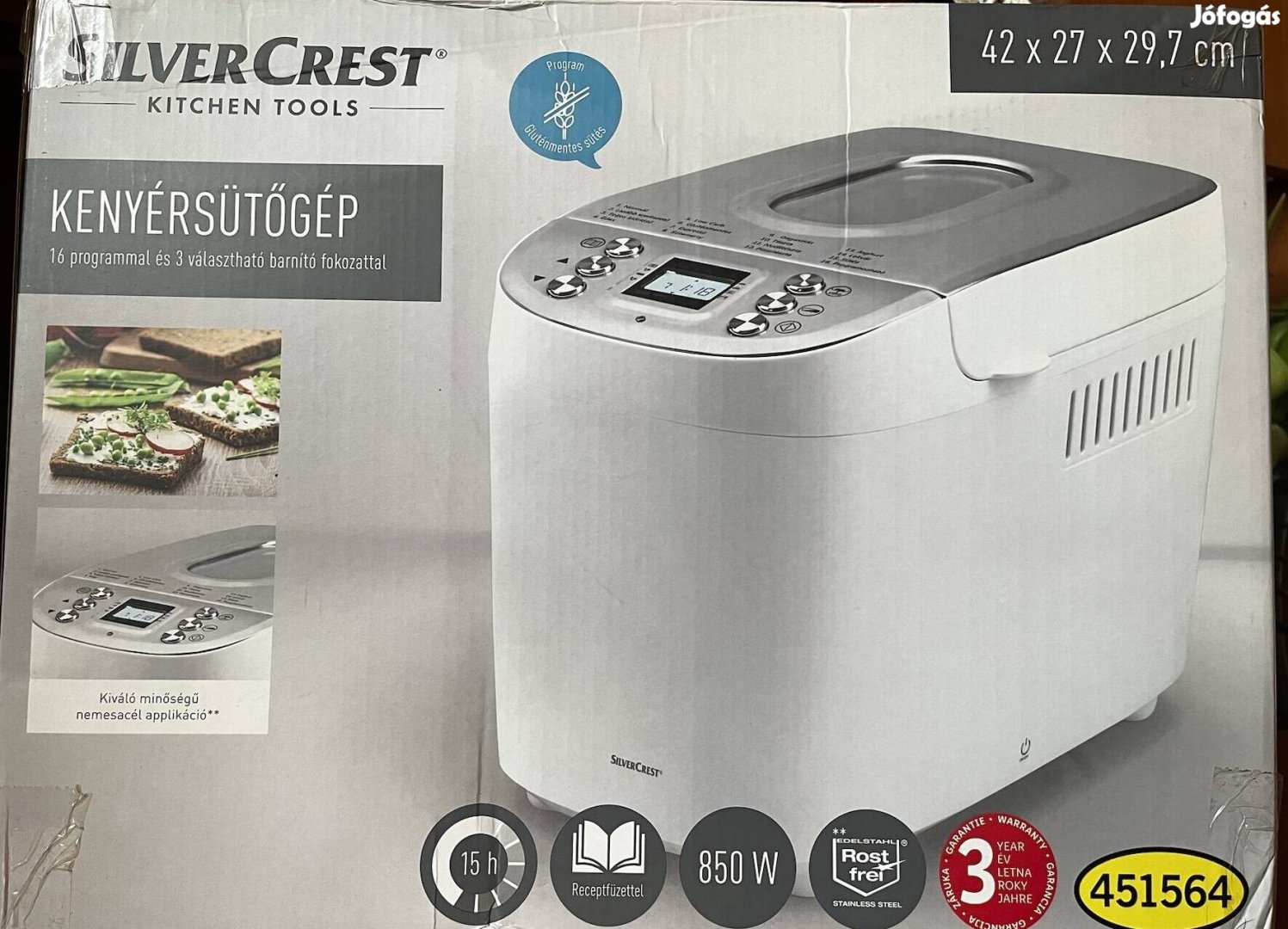 Silvercrest kenyérsütő