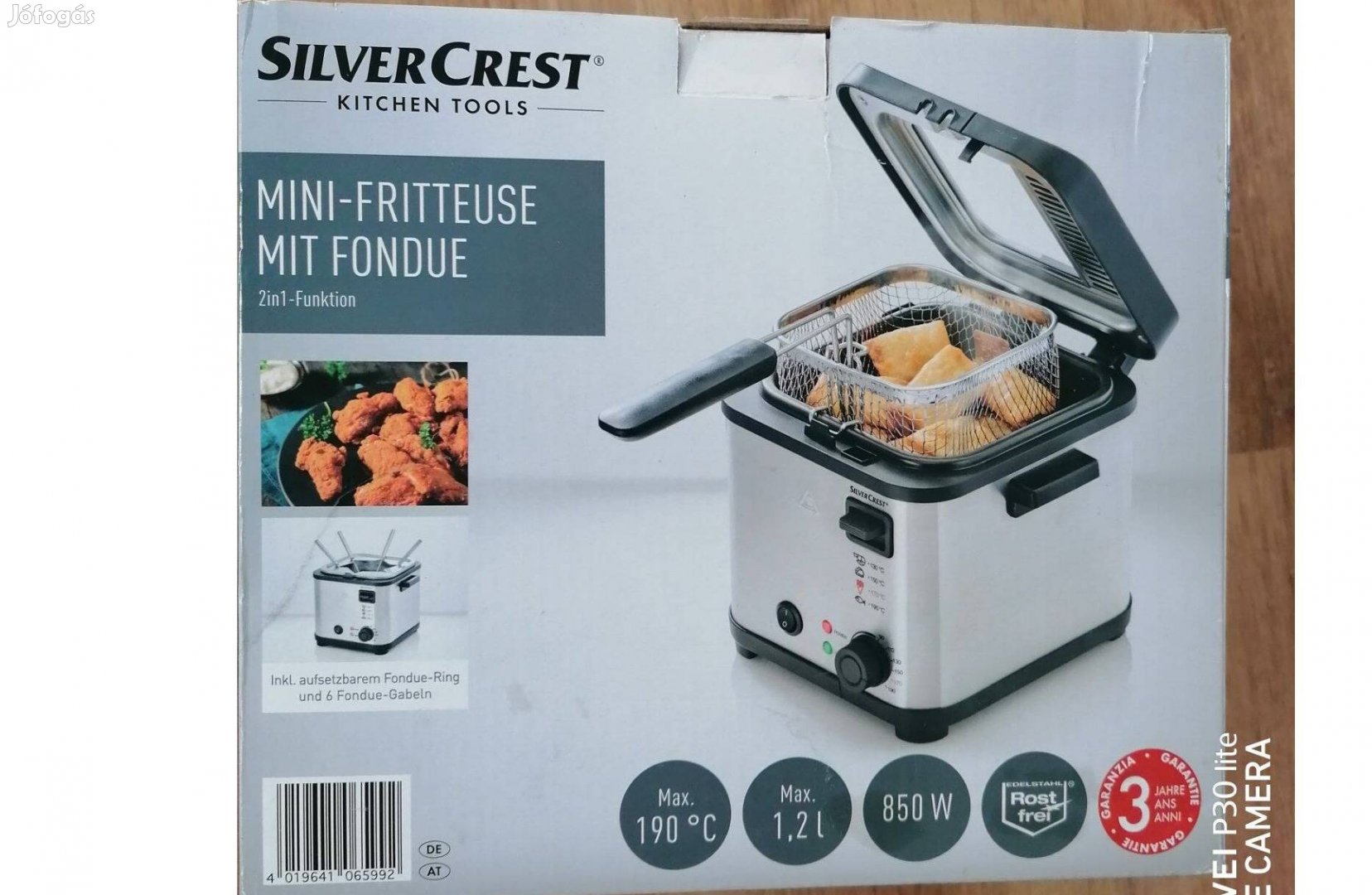 Silvercrest mini olajsütő, fondue készítővel