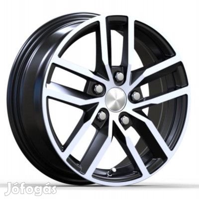 Silverline Valencia Fekete polír 6X15 5X100 ET38 CB57,1 | alufelni |