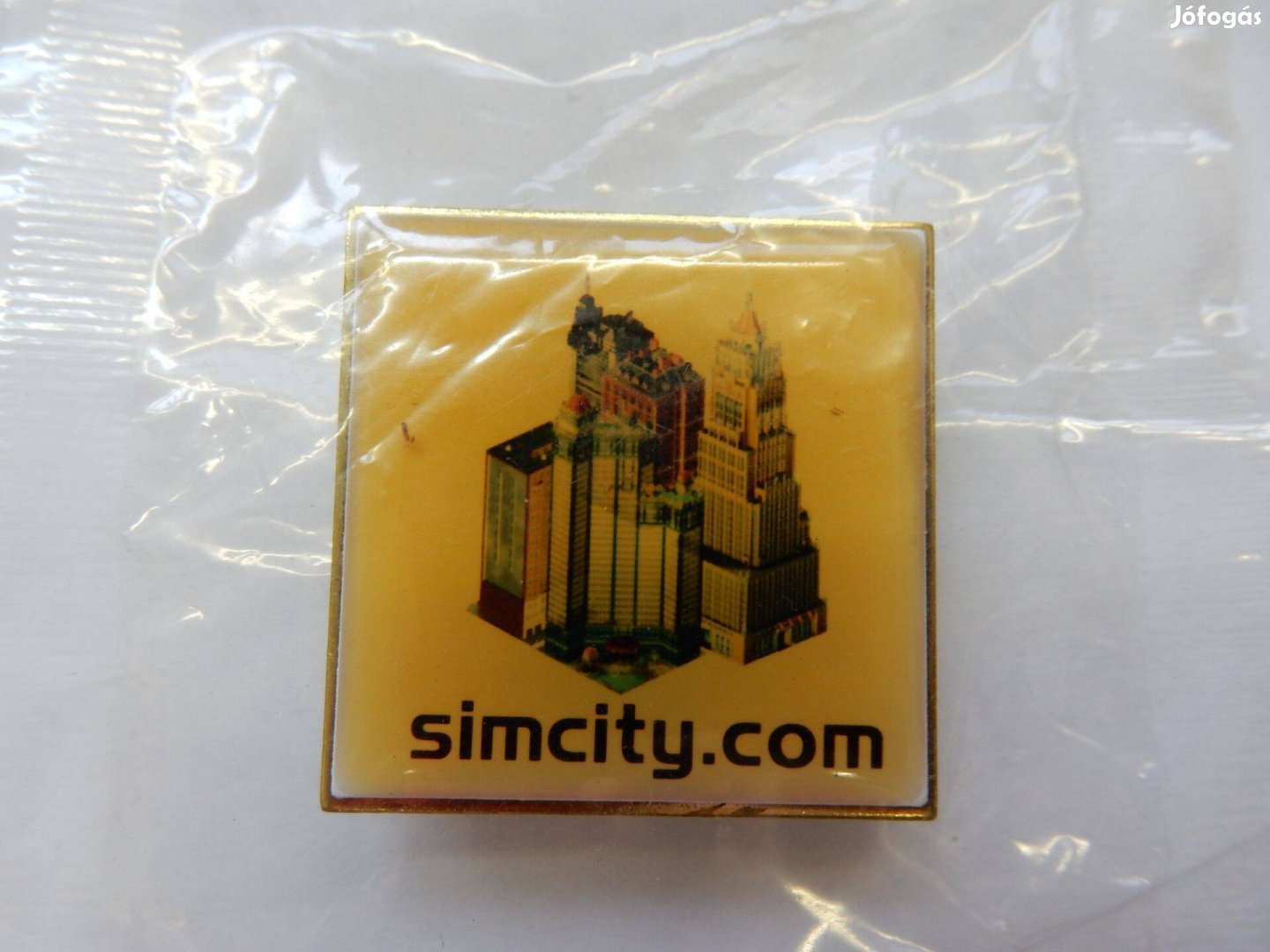 Sim city - Simcity jelvény - Game collectible - Antik kitűző