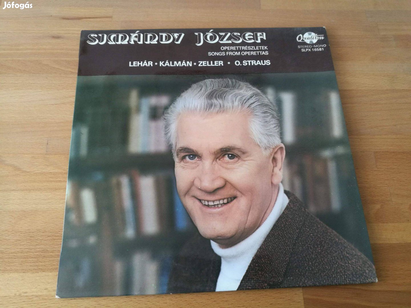 Simándy József operettdalokat énekel (Qualiton, HU, LP)