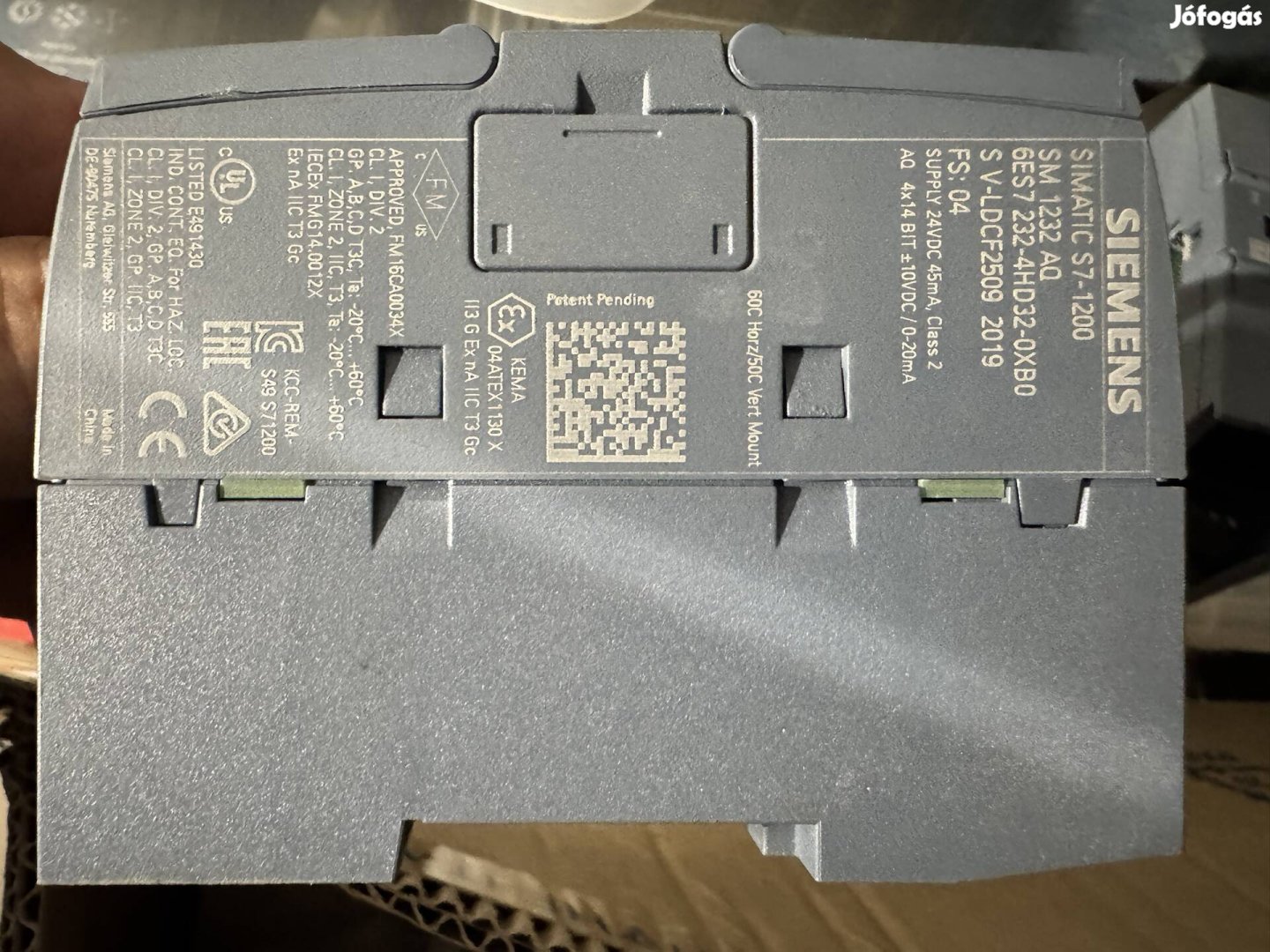 Simatic S7-1200 Analog output SM 1232, 4 AO, +/-10 V