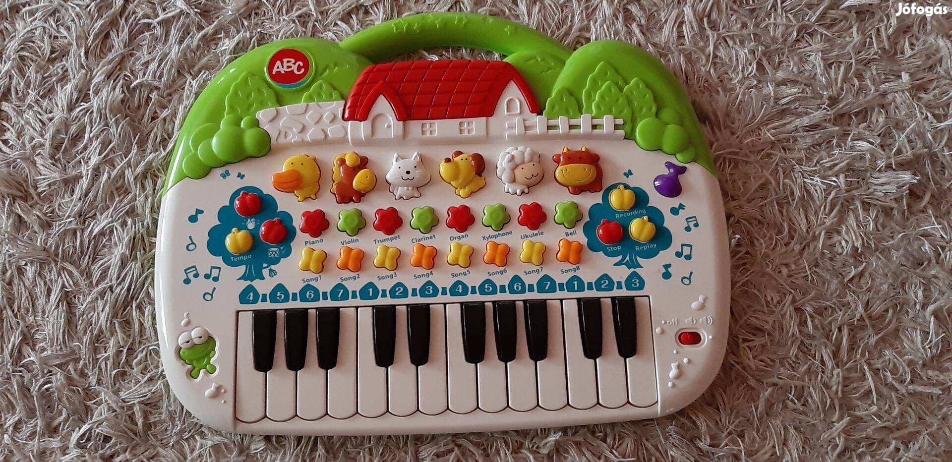 Simba ABC állatos zongora