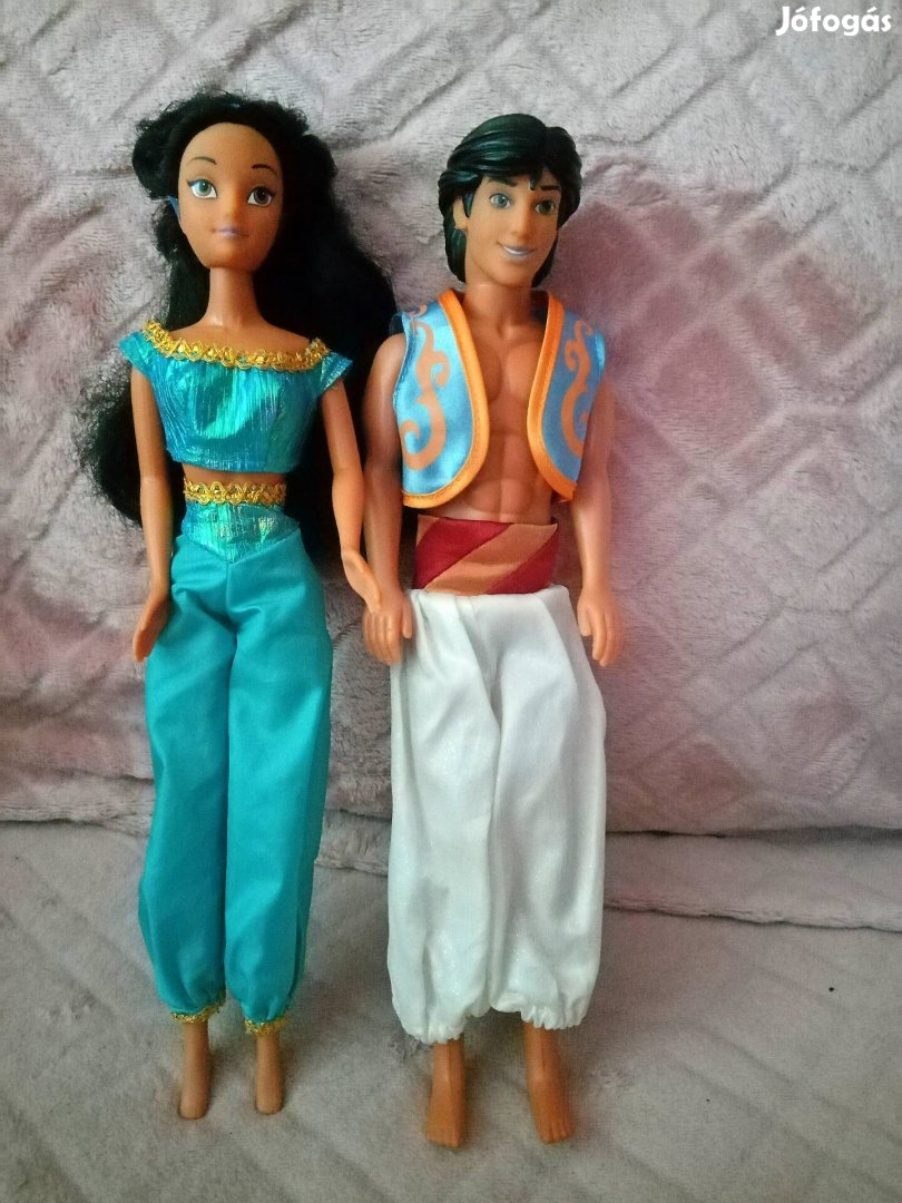 Simba Aladdin és Jázmin barbie baba csomag