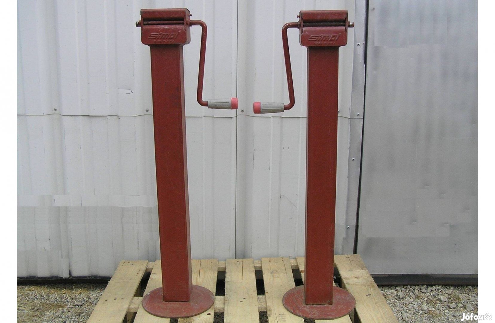 Simol utánfutó bálázó támasztó láb 5440 kg 870-1265mm