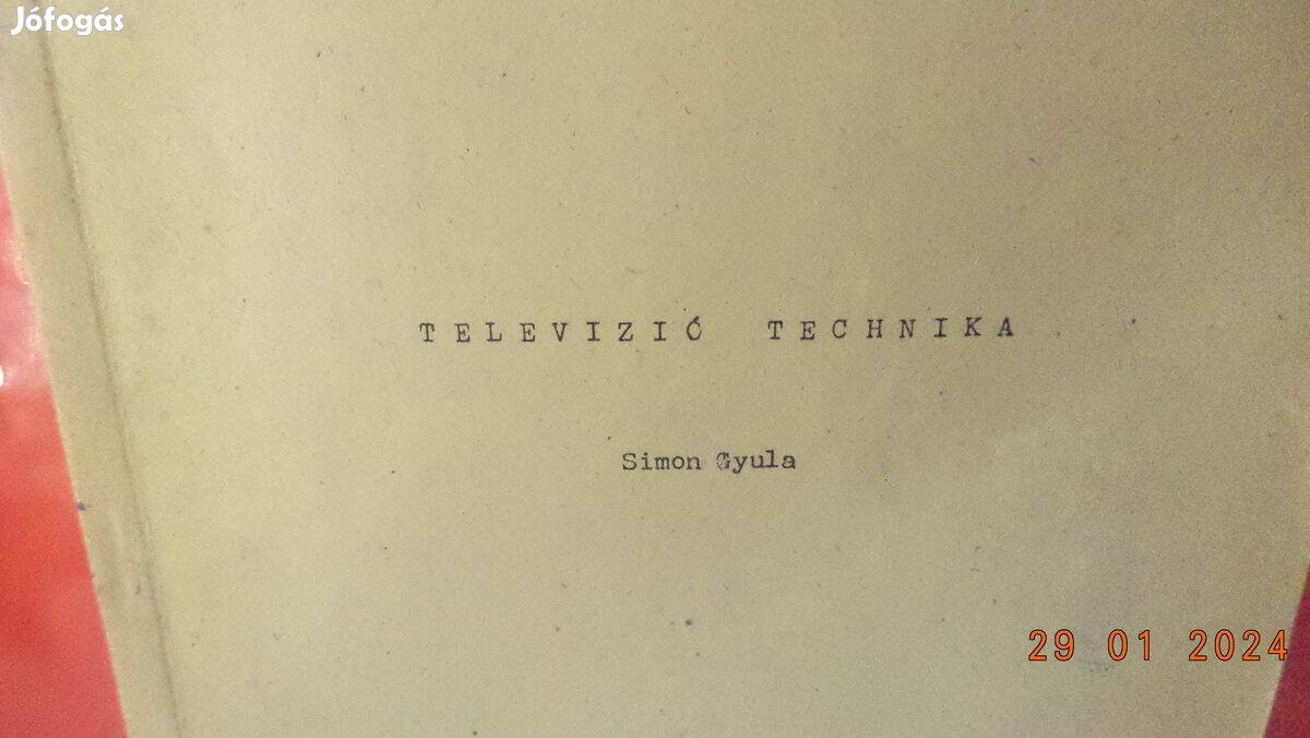 Simon Gyula: Televizió technika