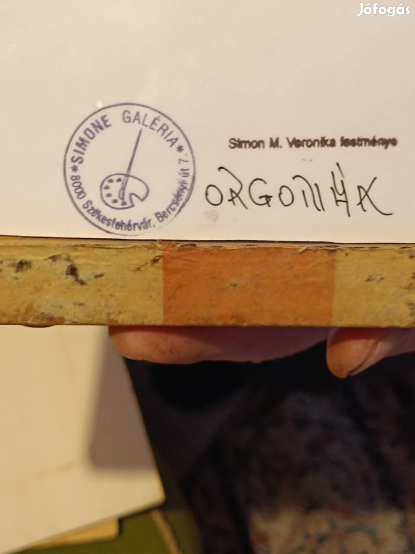 Simon M Veronika festménye Orgonák címmel
