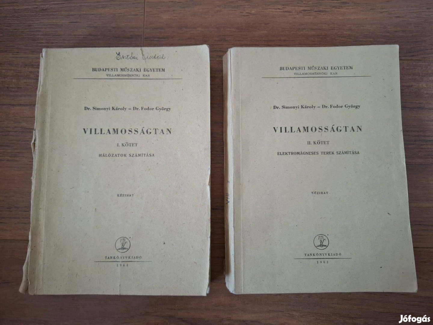 Simonyi Károly Villamosságtan I.-II