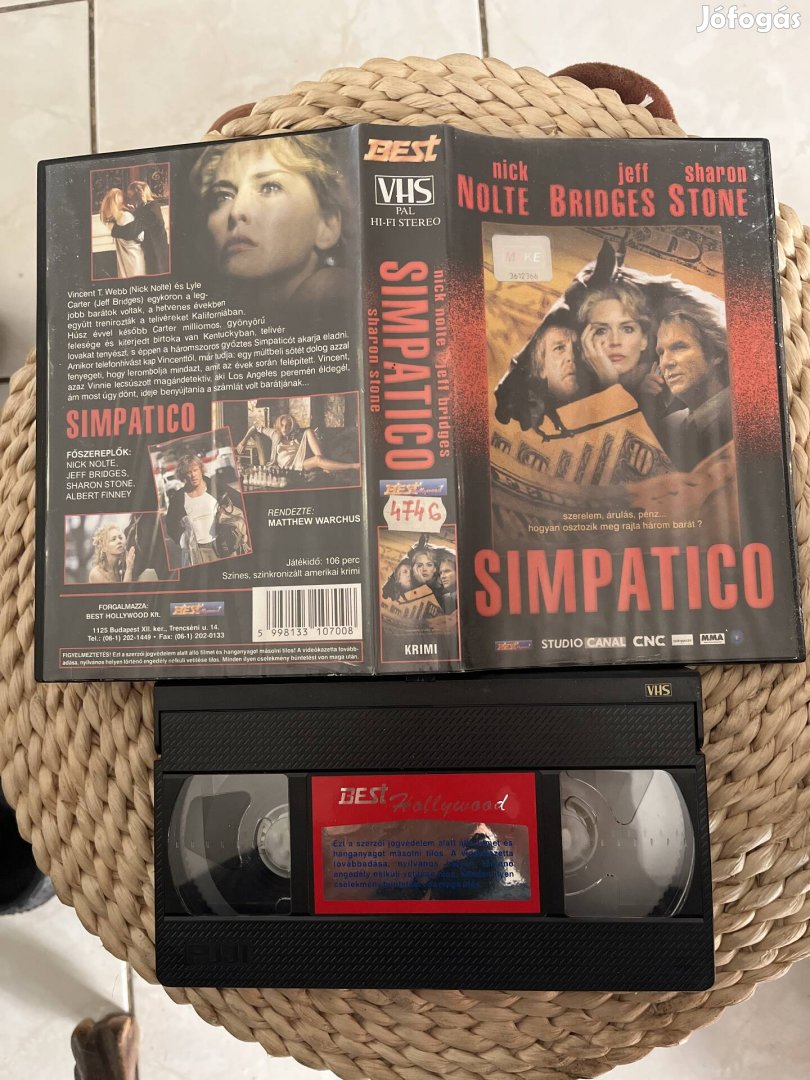 Simpatico vhs