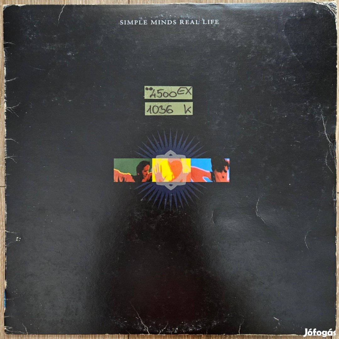 Simple Minds Real Life bakelit lemez, hanglemez LP (1036)