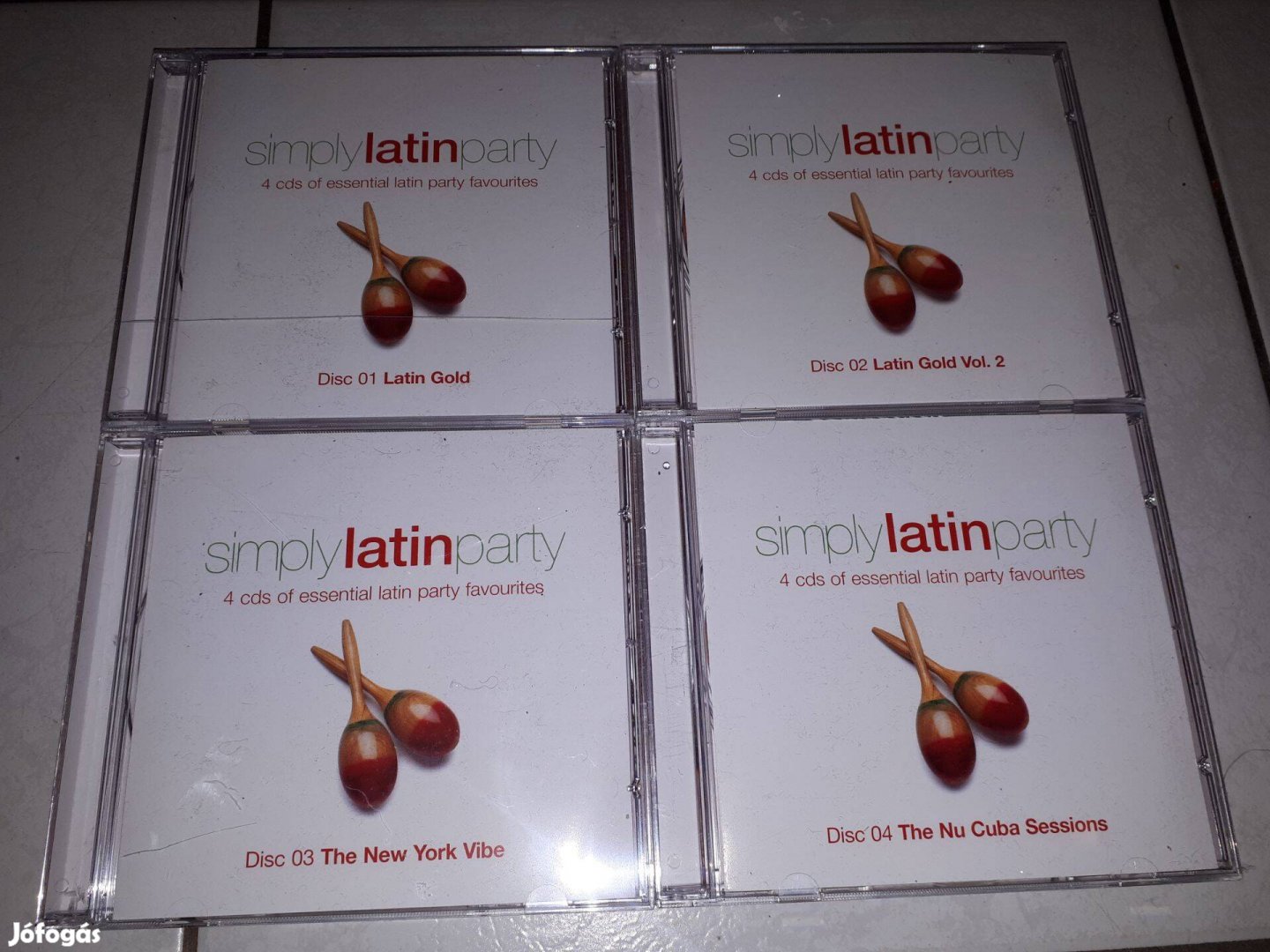 Simply Latin Party 4 cd-s műsoros CD album csomag