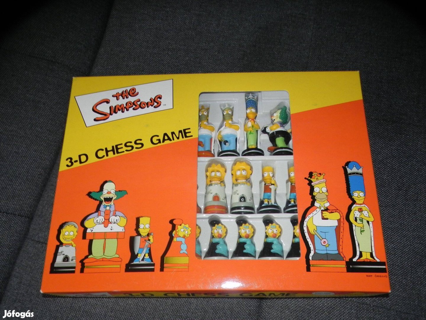 Simpson család sakk készlet az Igazi rajongóknak The Simpsons