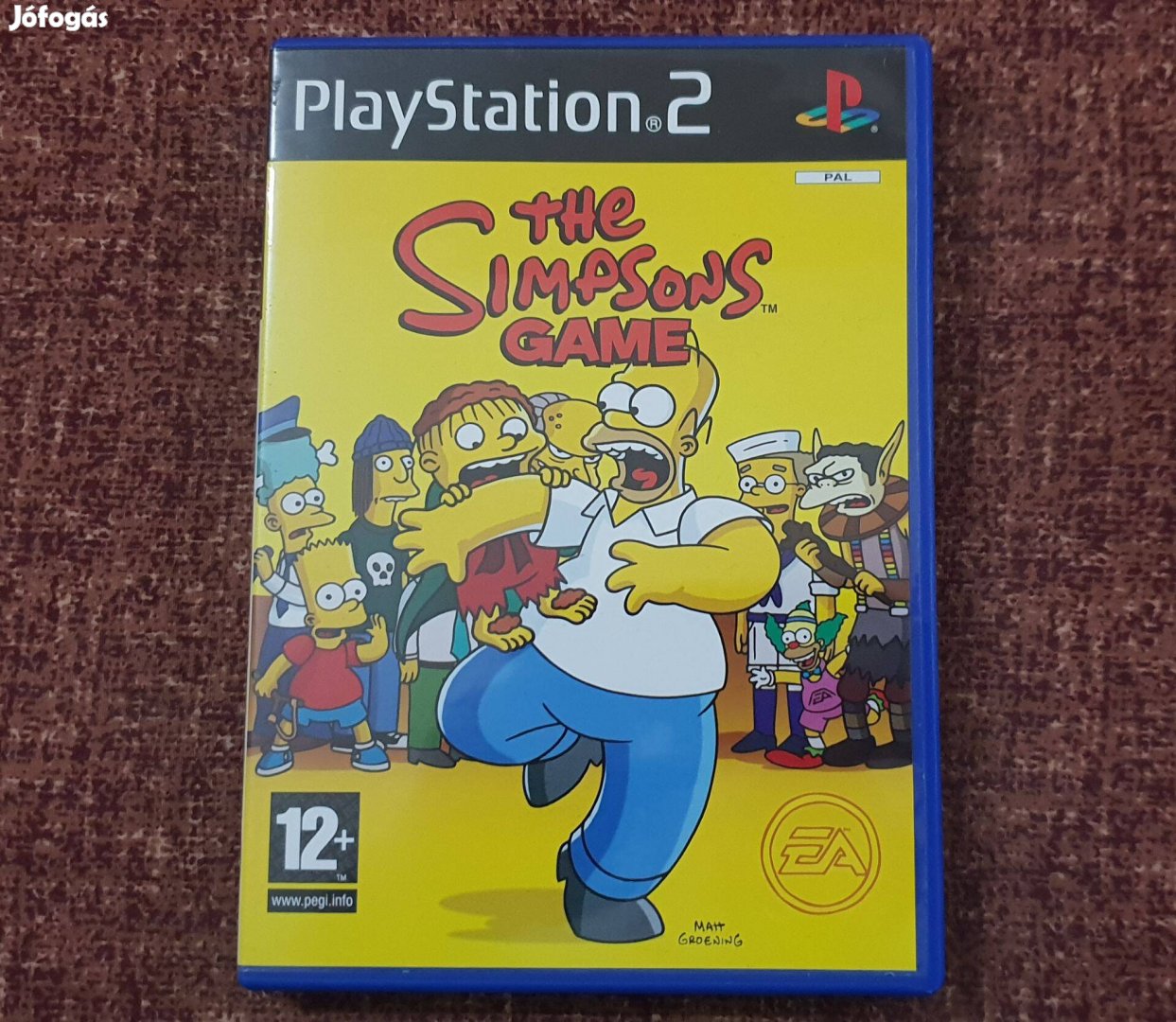 Simpsons Game Eredeti Playstation 2 lemez ( 4000 Ft )