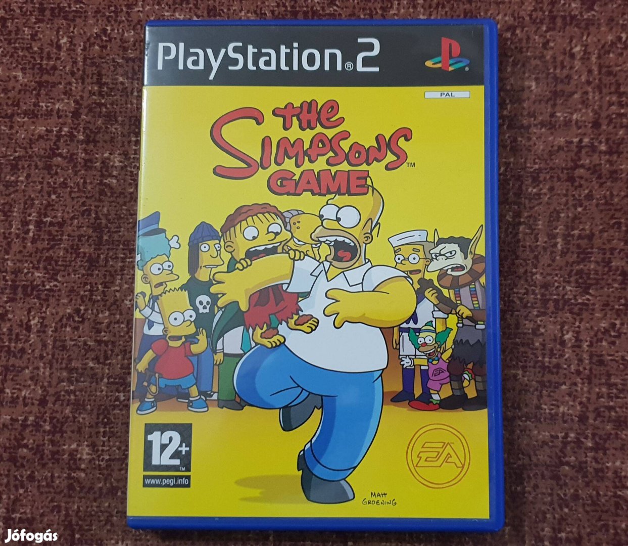 Simpsons Game Eredeti Playstation 2 lemez ( 4000 Ft )