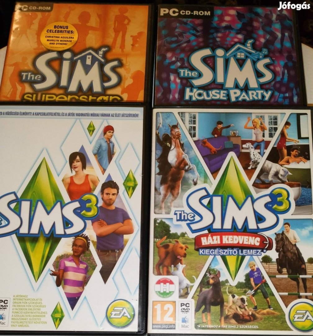 Sims 3 pc játék és kiegészítők egyben 