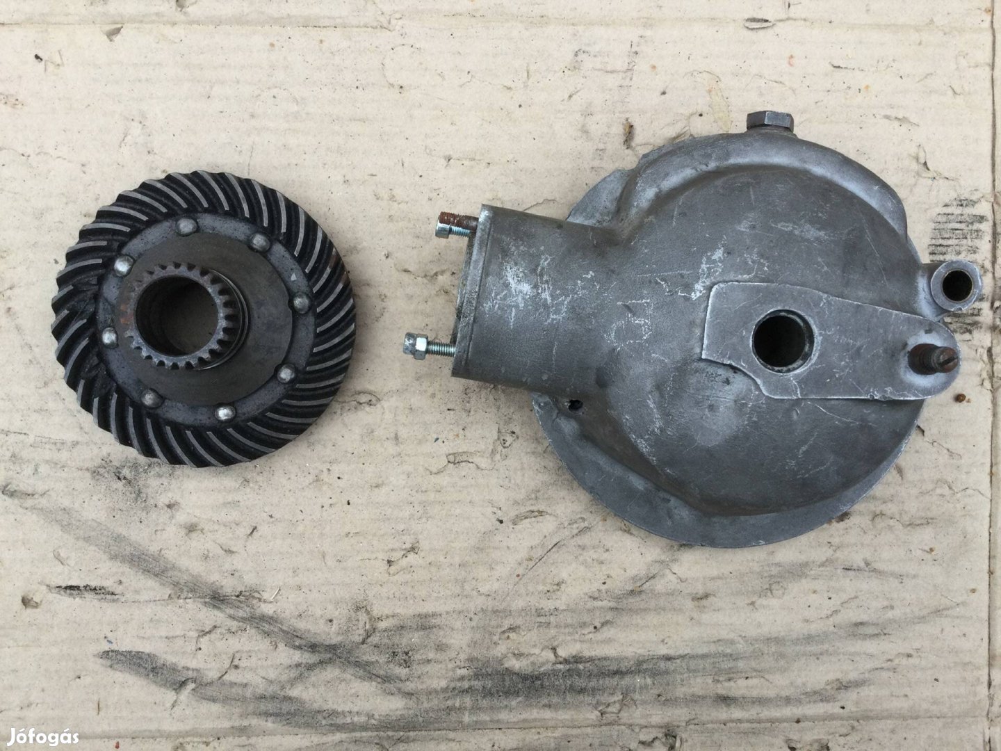 Simson 250 kardán véglehajtás Sérült
