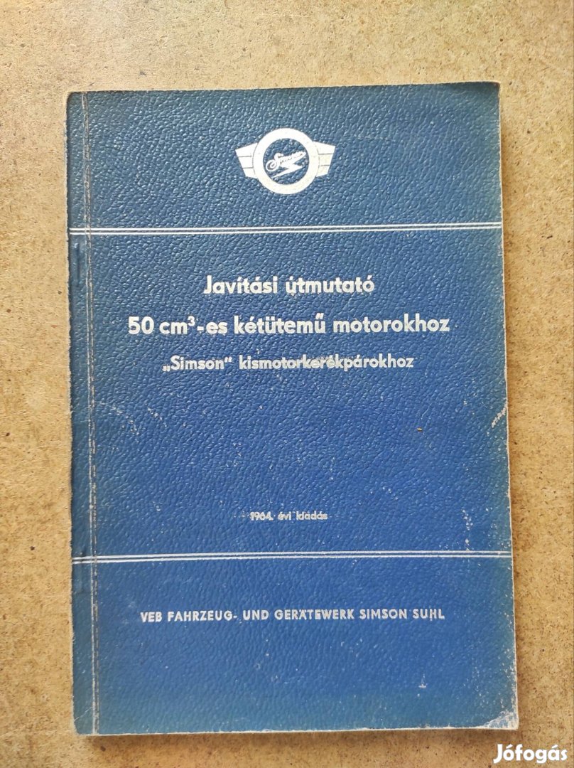 Simson 50 cm motorok javítási könyv