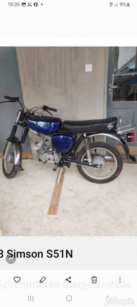 Simson 51n alkatrésznek Eladó