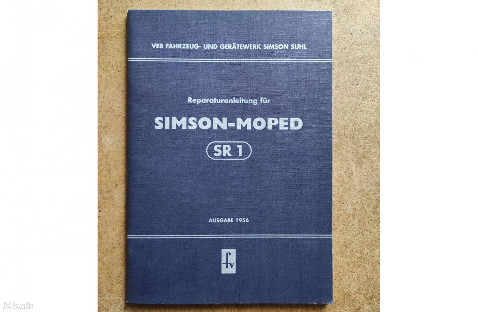 Simson Moped SR 1 javítási karbantartási könyv