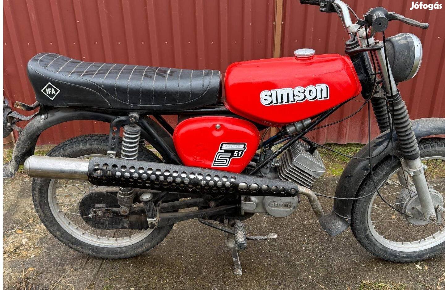 Simson S51E motorkerékpár