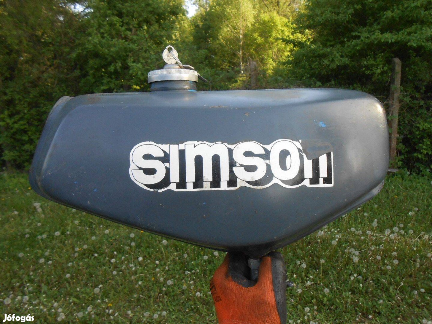 Simson S51N-ről : eredeti-gyári DDR :benzintank oldalidomokkal