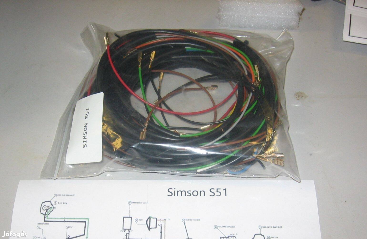 Simson S51 B kábelköteg megszakítós