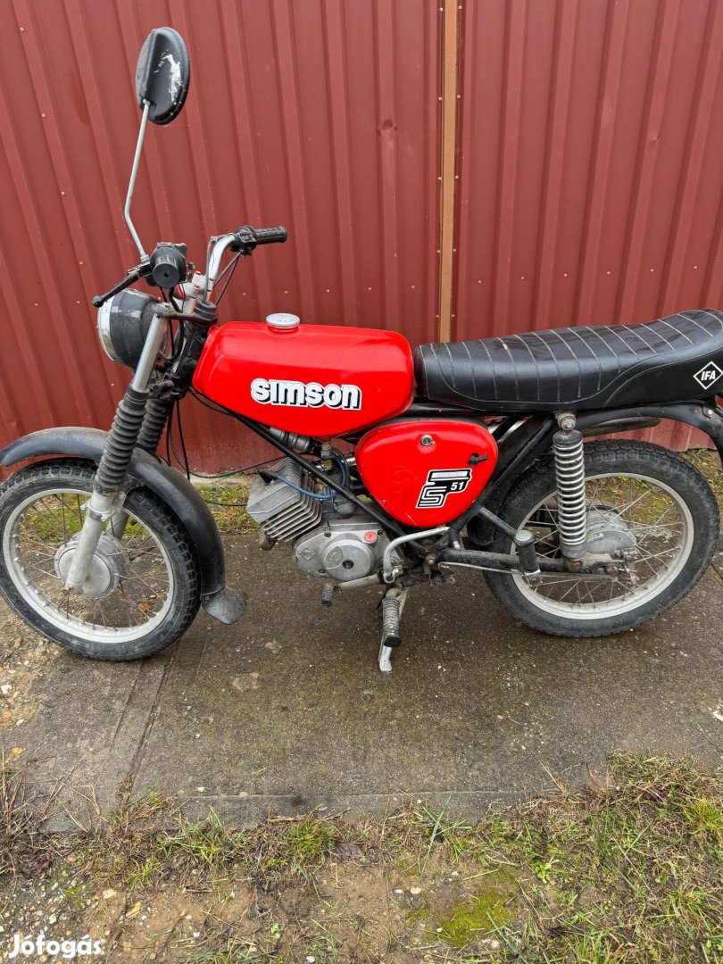 Simson S51 Enduro motorkerékpár