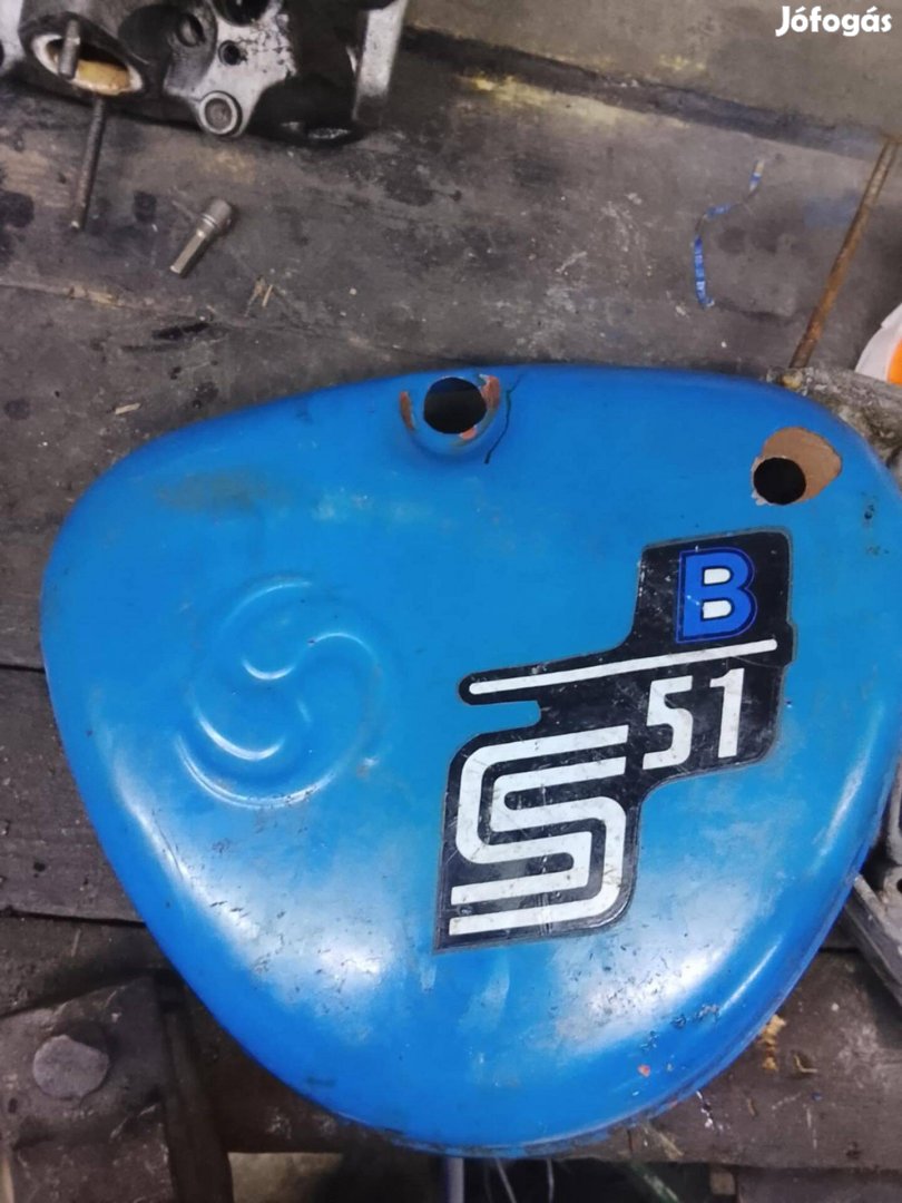 Simson S51 Gyárifestésű 1987 Oldaldekni (Postázom is)