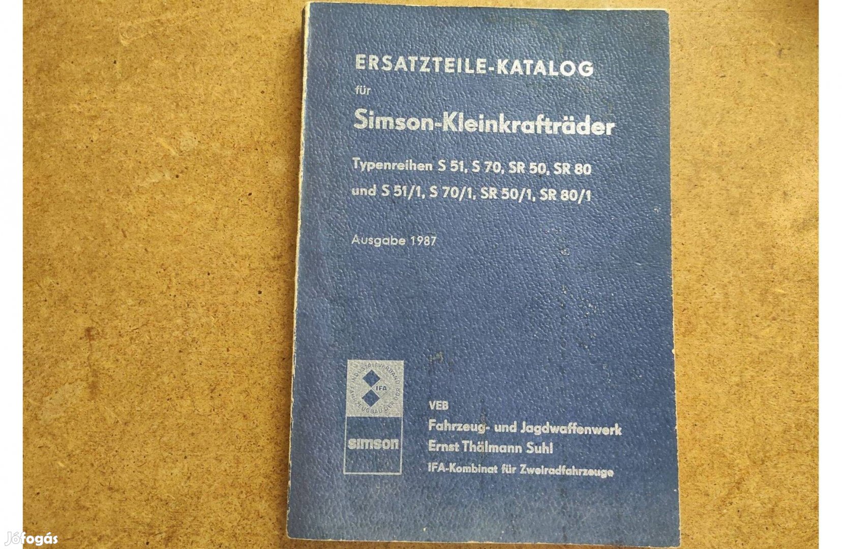 Simson S51, S70, SR50, SR80 alkatrészkatalógus