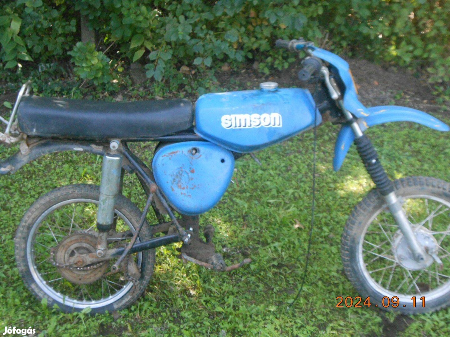 Simson S51 / 1 E1-H Enduró tipusú,üres főváz eladó