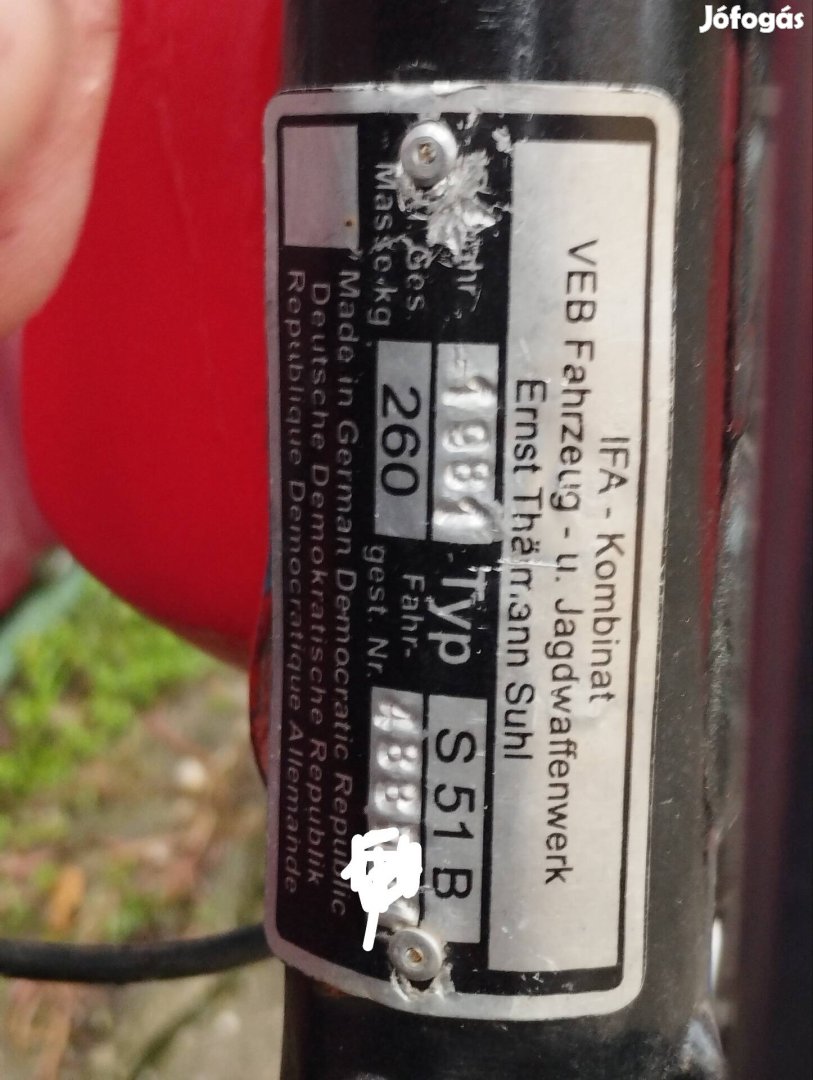 Simson S51 alkatrész 