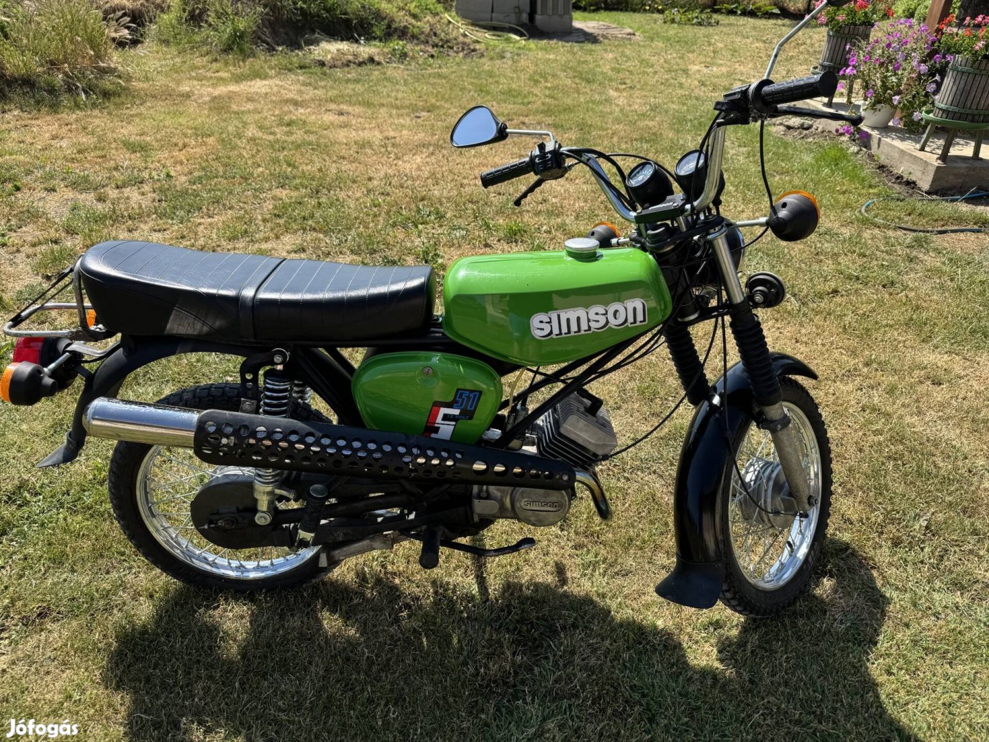 Simson S51 fordulatszámmérős