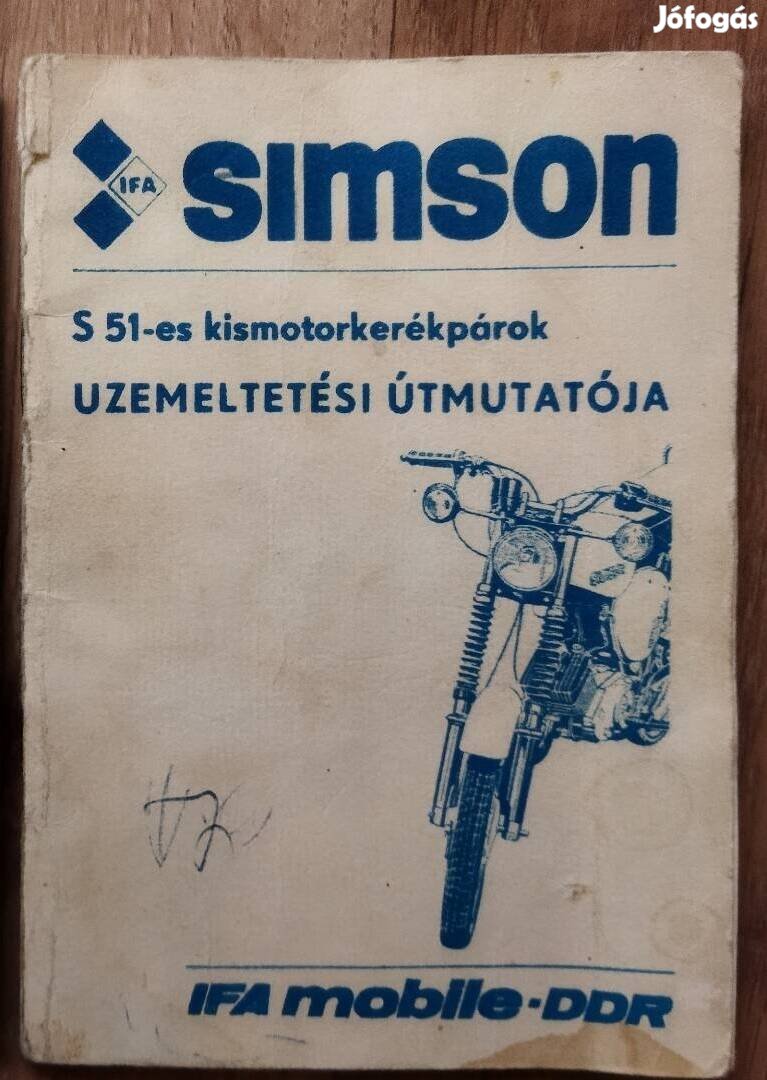 Simson S51 üzemeltetési útmutató 1983