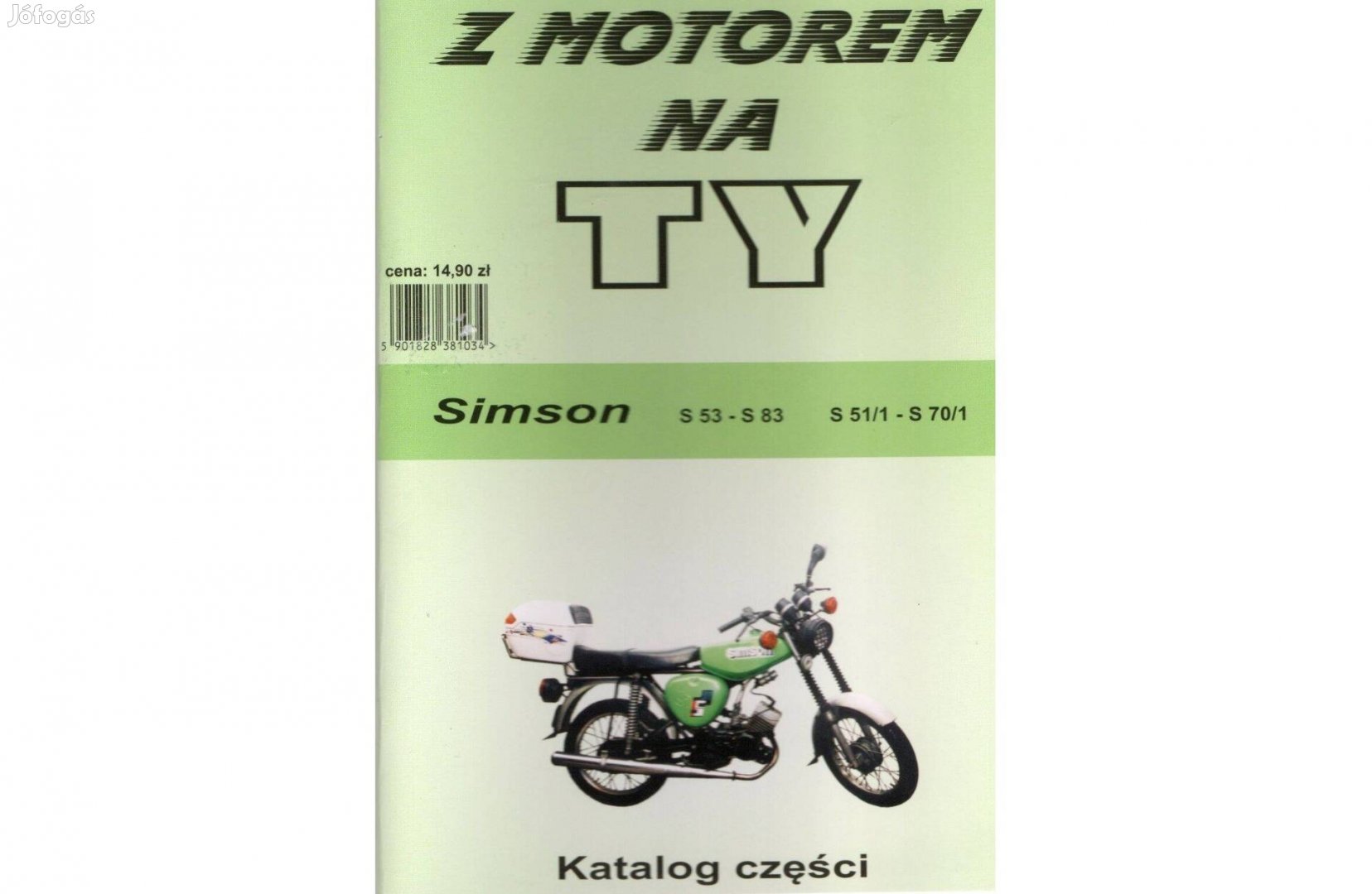 Simson S53/ S83 / S51 / S70 alkatrész katalógus ( Lengyel ) (3.)