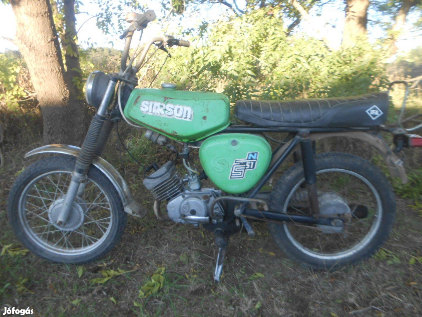 Simson S 51N zőld alkatrész csak egyben Tapolcán eladó