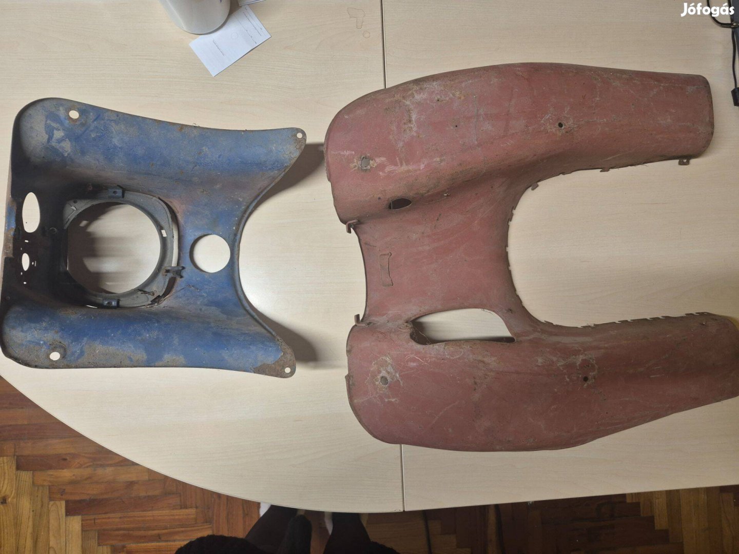 Simson Schwalbe idomok , fejidom és lábvédő