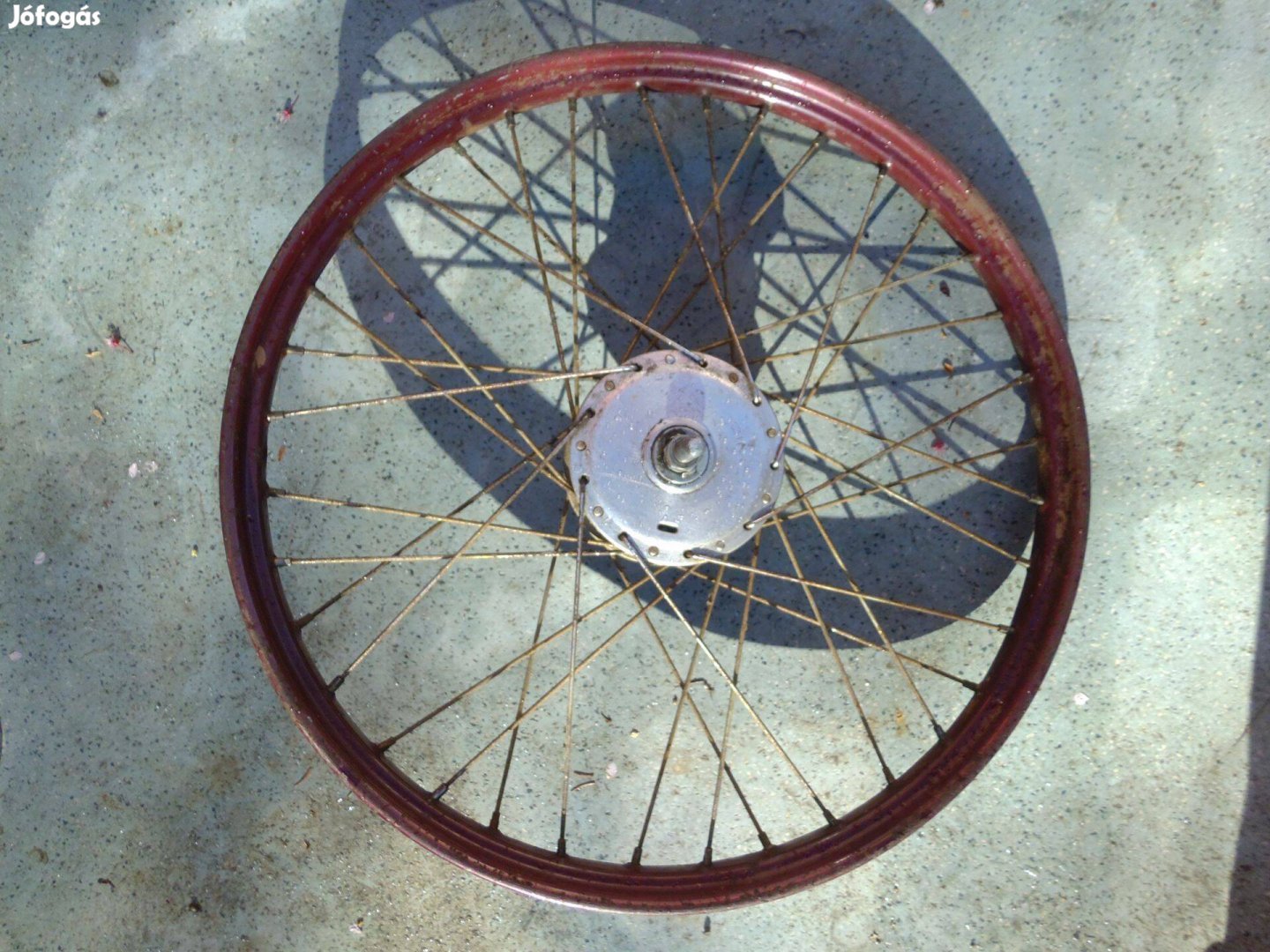 Simson Suhl SR2 acél felnis kerék pár gyári fényezés szépek