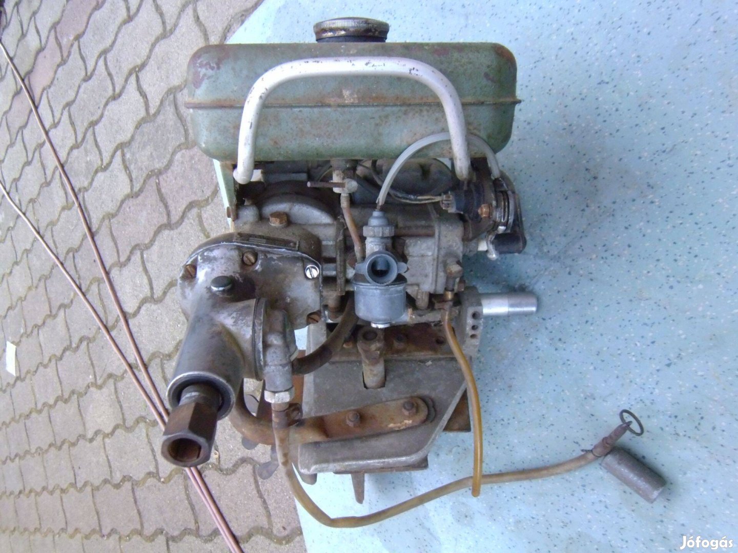 Simson Tümmler SB75 csónakmotor működik 1964-ből