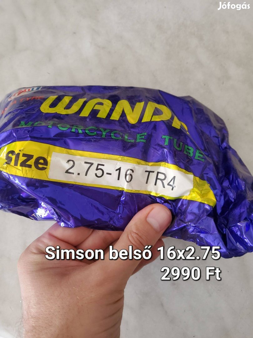 Simson belső 16x2.75
