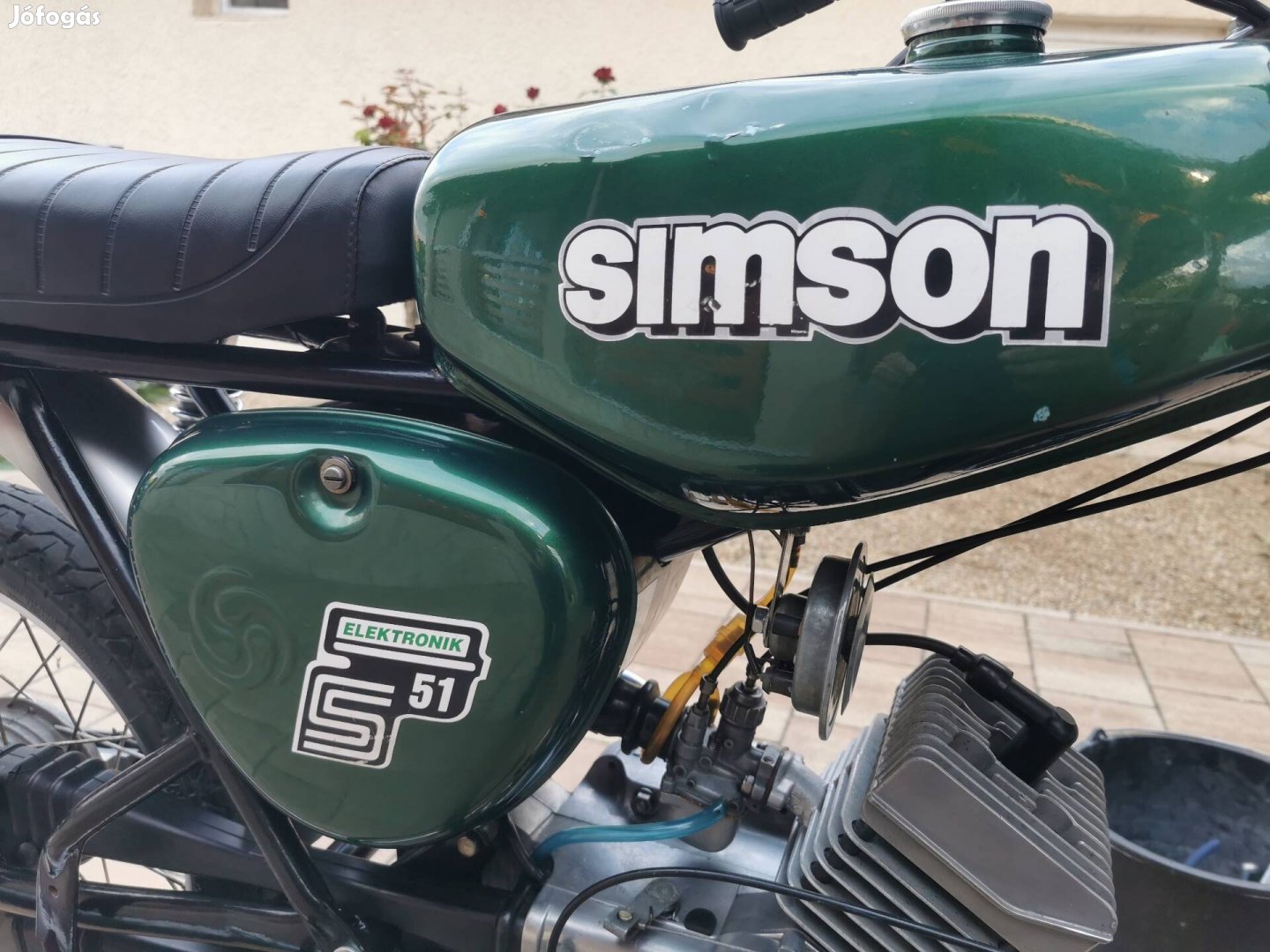 Simson gyári tankszett S51  tank dekni 