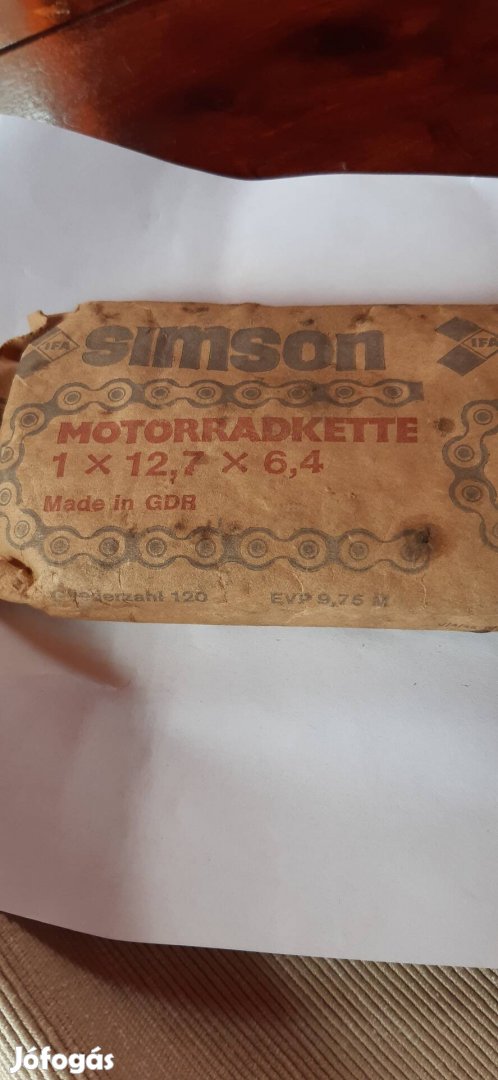 Simson lánc eredeti csomagolásban