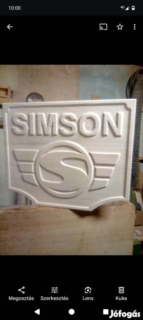 Simson logós falidísz 