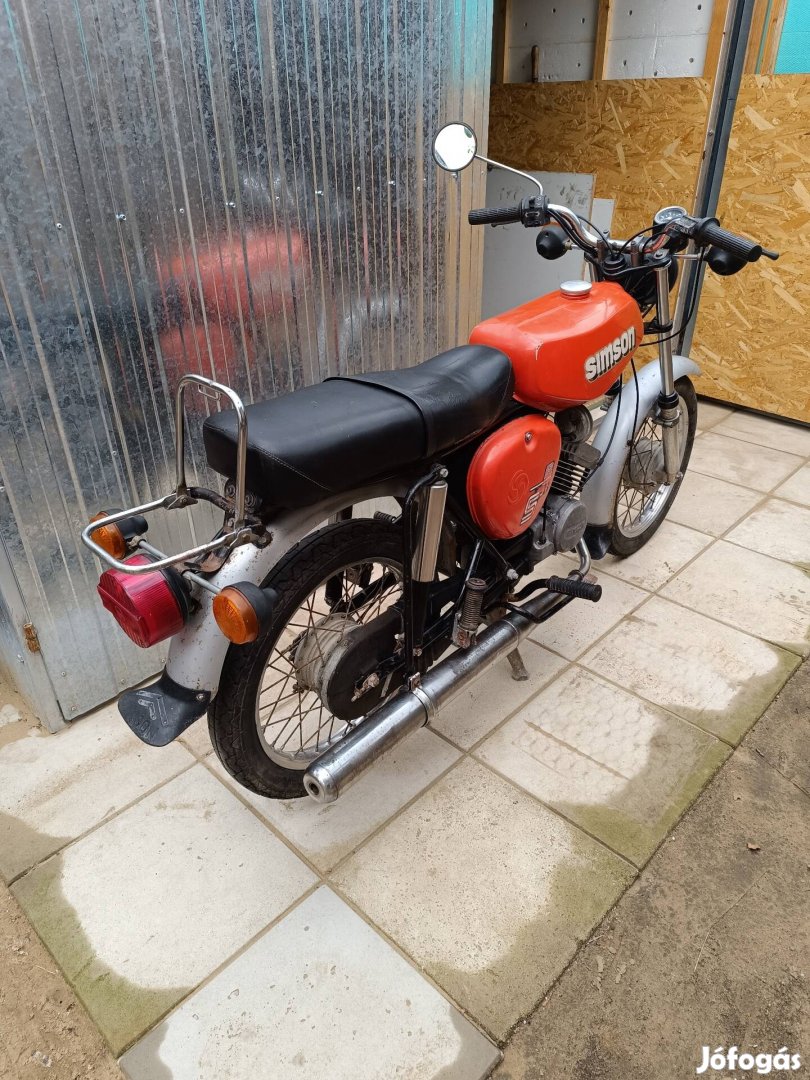 Simson s51B - gyári számla, kevés km