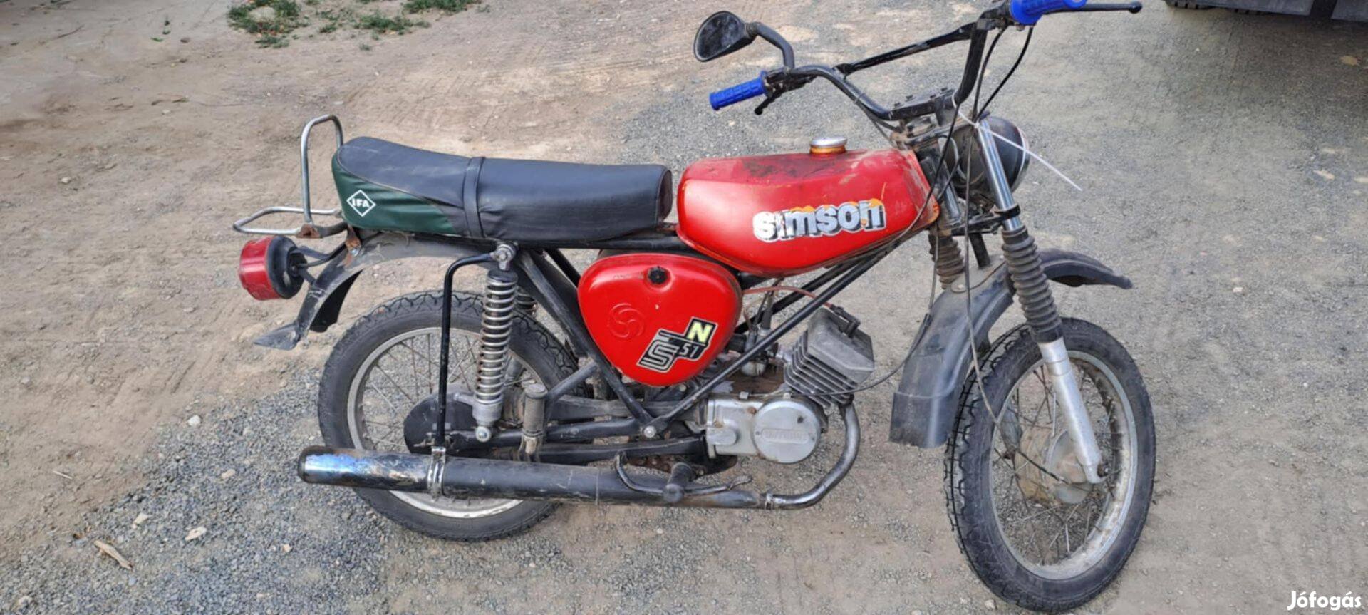 Simson s51N kismotor