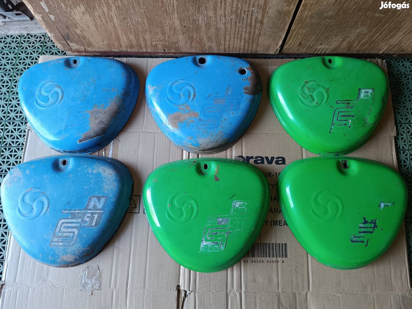 Simson s51 gyári fényezésű légszűrőház fedelek 