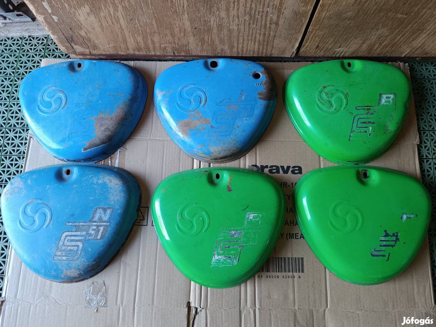 Simson s51 gyári fényezésű légszűrőház fedelek 